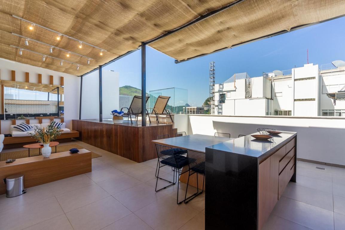 リオデジャネイロTabas - Edificio Wave Com Vista Pro Mar Em Ipanemaアパートメント エクステリア 写真